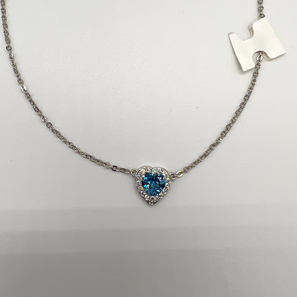 Heart Birthstone Necklace